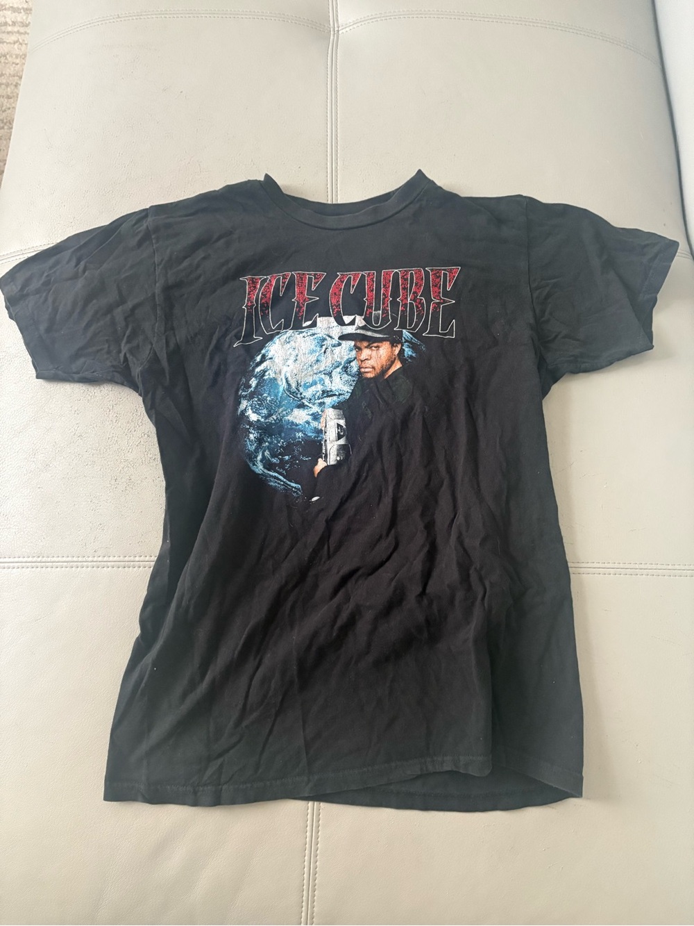 Menacing Graphic Short Sleeve Tee - Black
